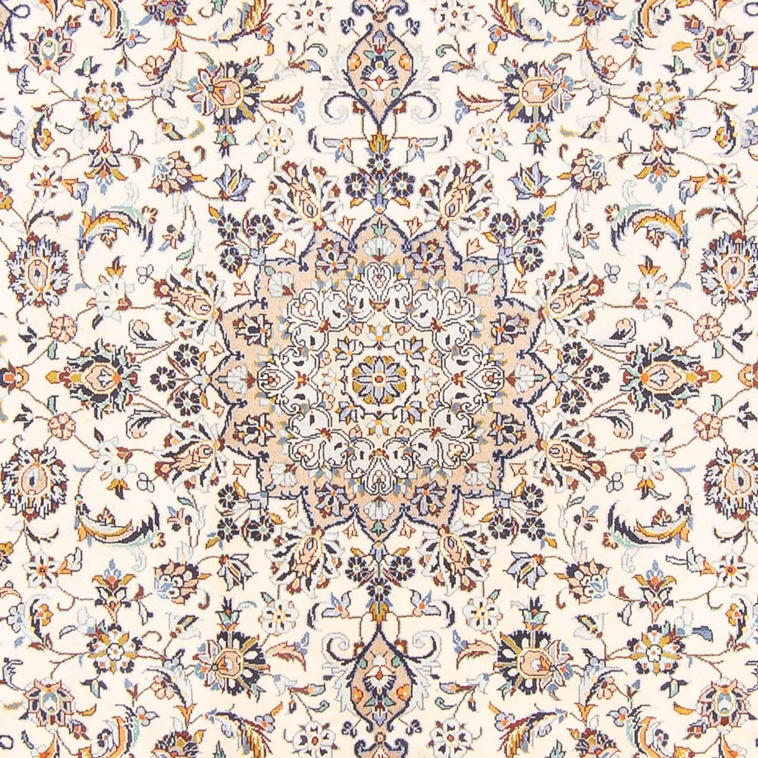 Persisk tæppe - Keshan - 356 x 240 cm - creme