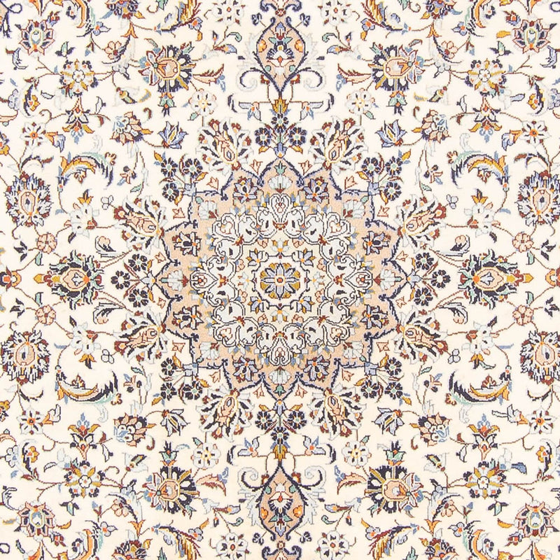 Persisk tæppe - Keshan - 356 x 240 cm - creme
