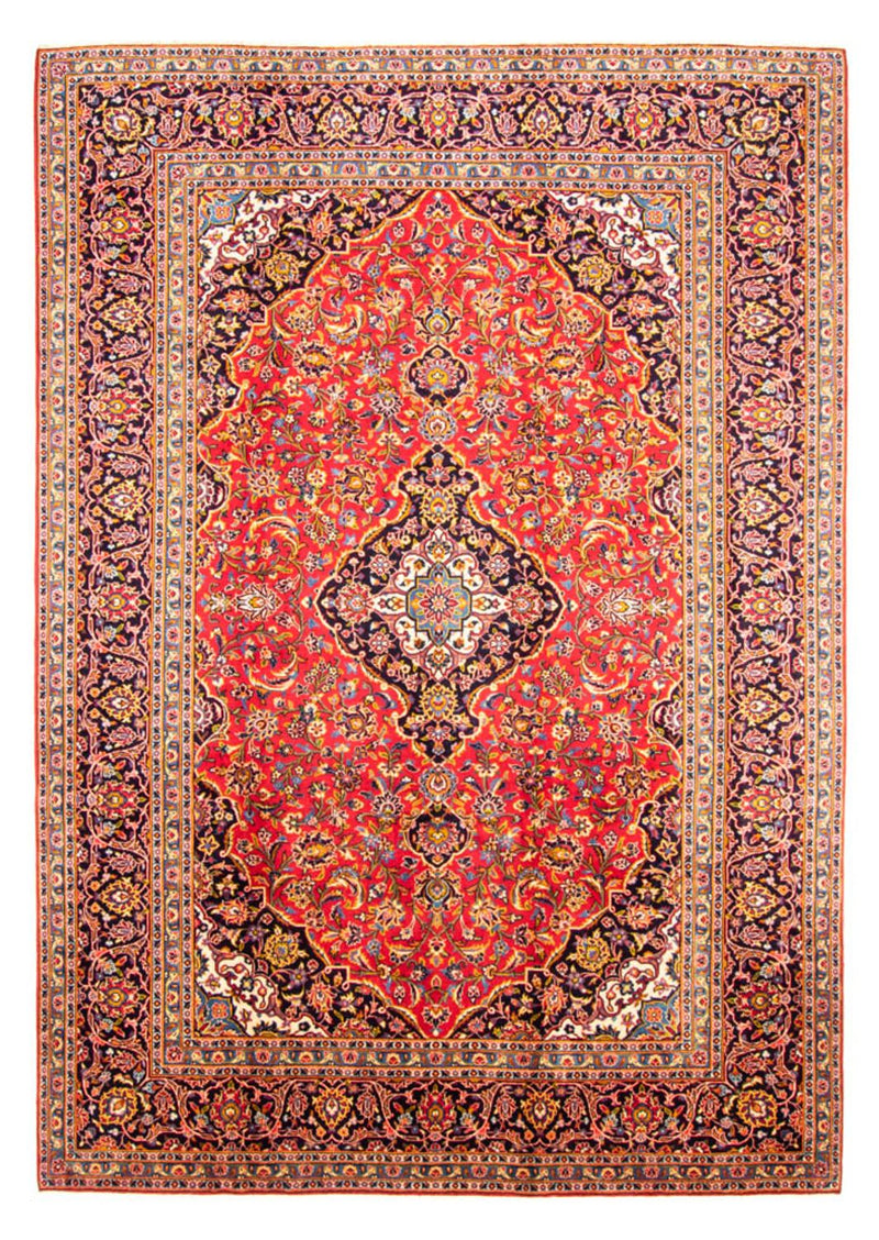 Persisk tæppe - Keshan - 348 x 247 cm - rød