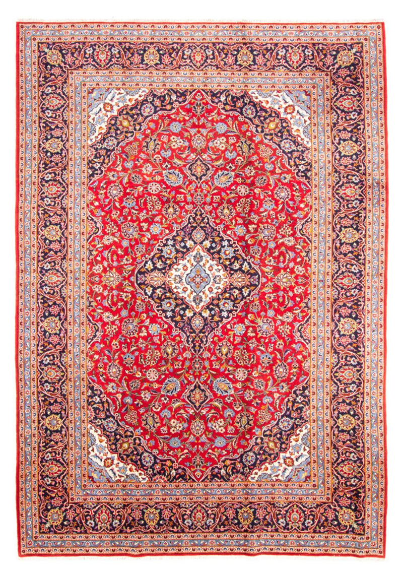 Persisk tæppe - Keshan - 349 x 247 cm - rød