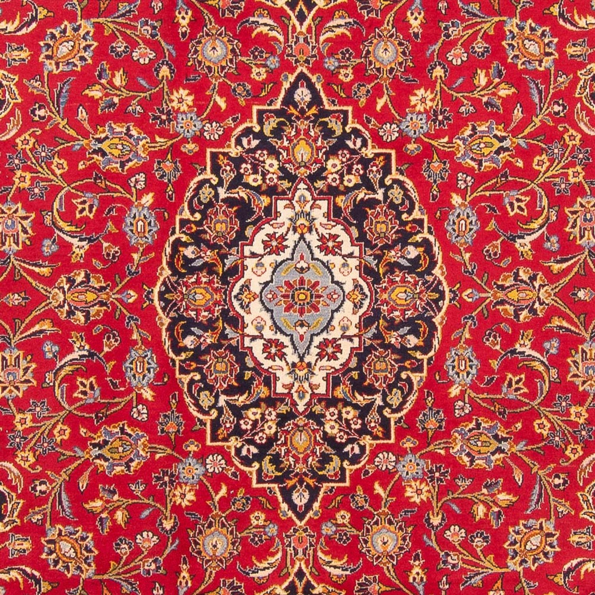 Persisk tæppe - Keshan - 352 x 245 cm - rød