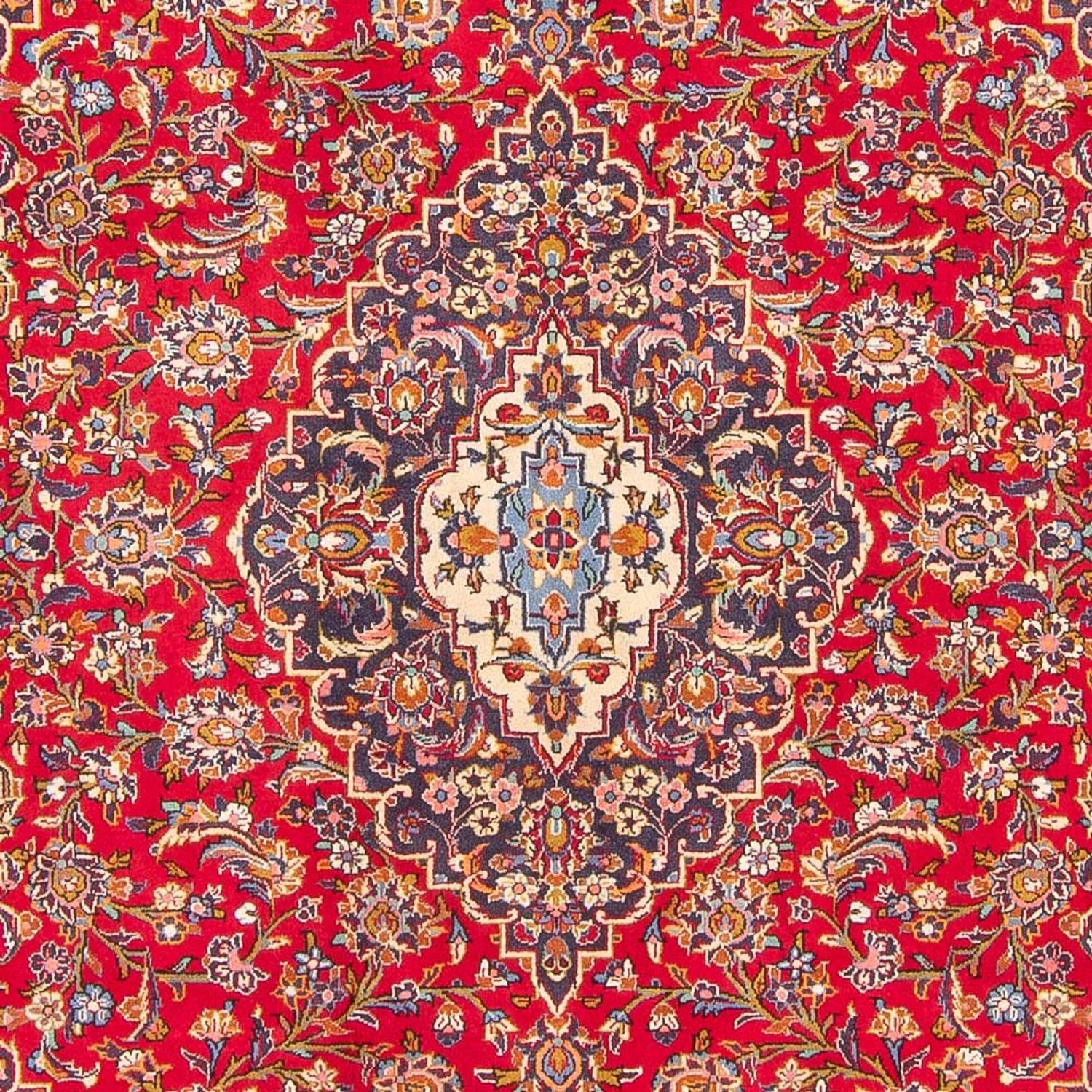 Persisk tæppe - Keshan - 346 x 250 cm - rød