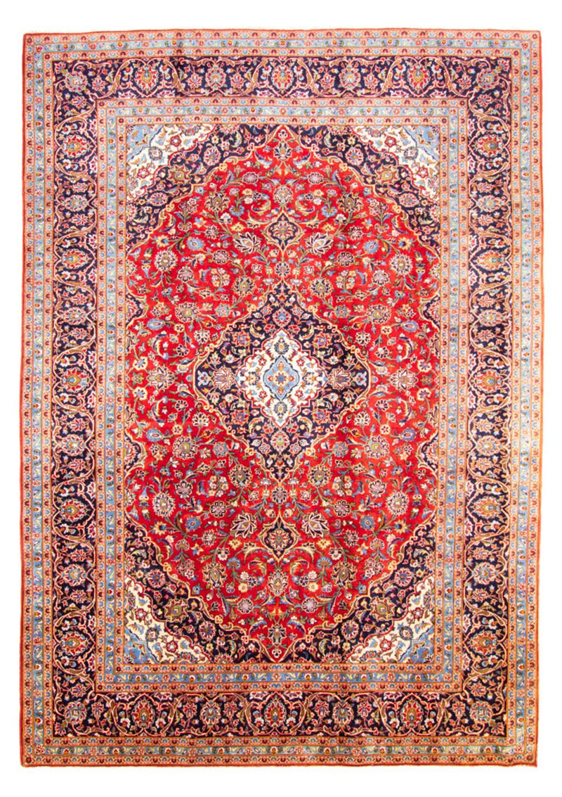 Persisk tæppe - Keshan - 350 x 248 cm - rød