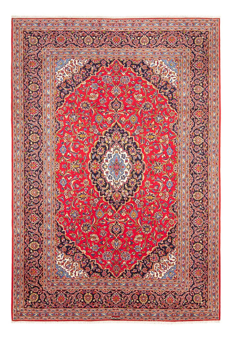 Persisk tæppe - Keshan - 347 x 250 cm - rød