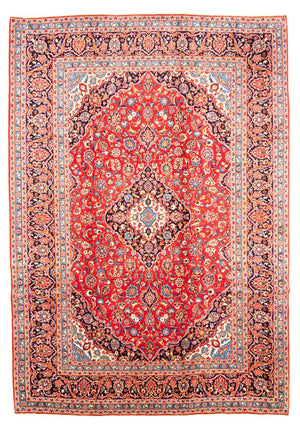 Persisk tæppe - Keshan - 355 x 245 cm - rød