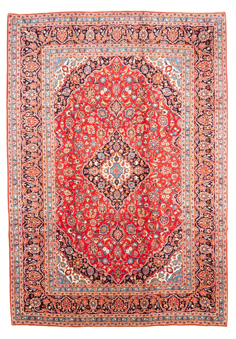 Persisk tæppe - Keshan - 355 x 245 cm - rød
