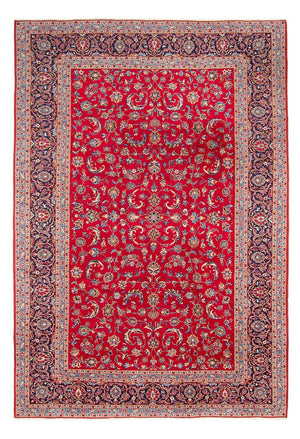 Persisk tæppe - Keshan - 358 x 243 cm - rød