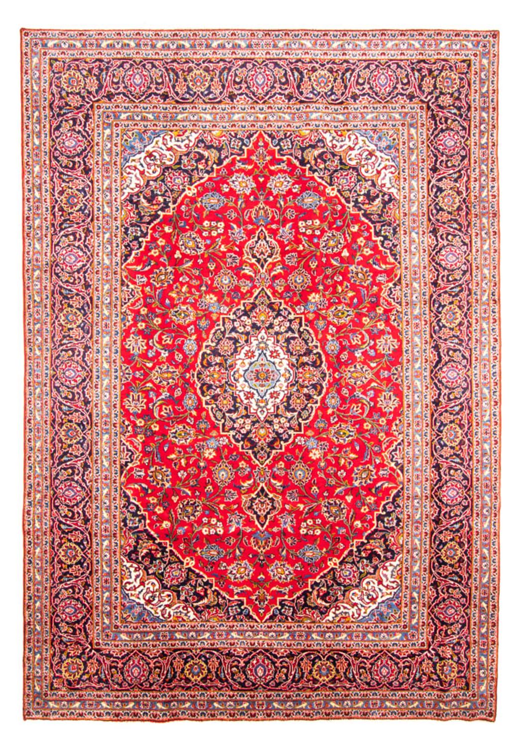 Persisk tæppe - Keshan - 355 x 246 cm - rød