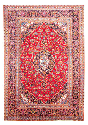 Persisk tæppe - Keshan - 355 x 246 cm - rød