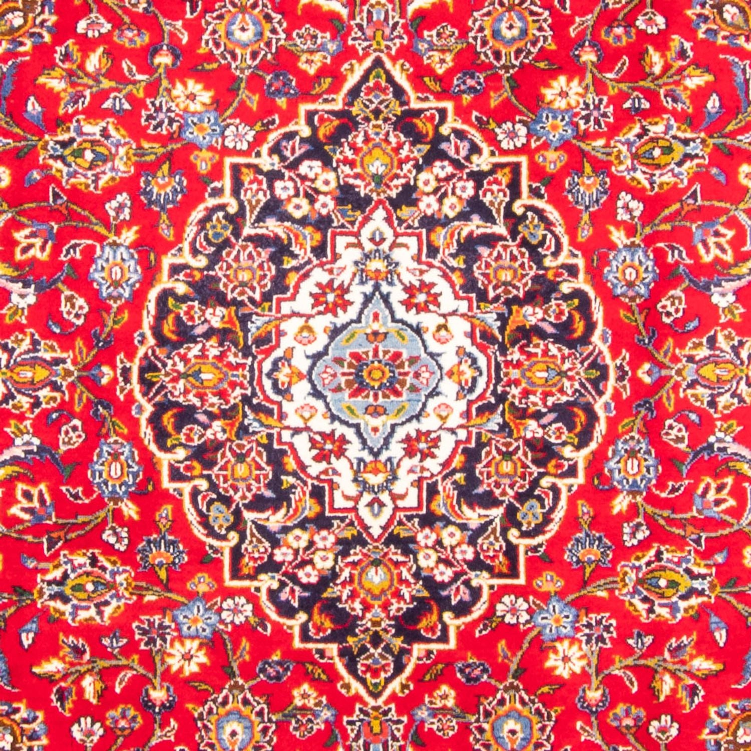 Persisk tæppe - Keshan - 355 x 246 cm - rød