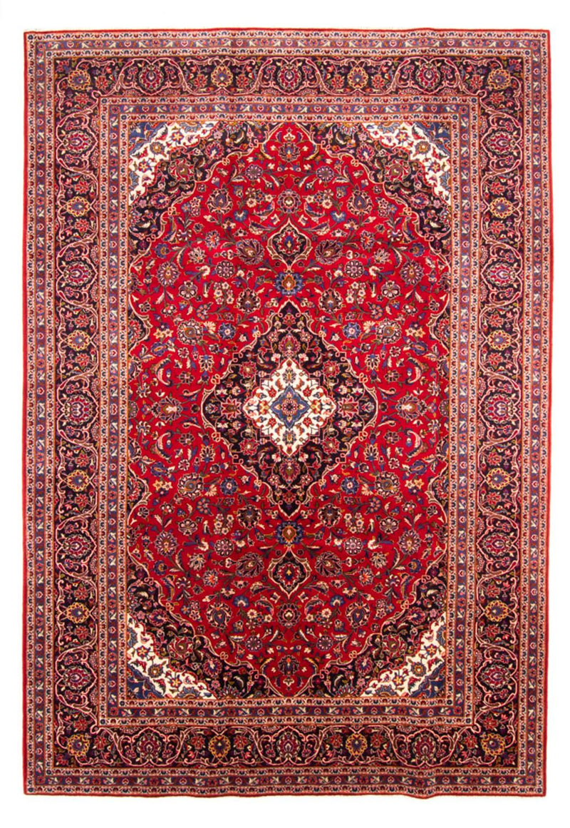 Persisk tæppe - Keshan - 358 x 244 cm - rød