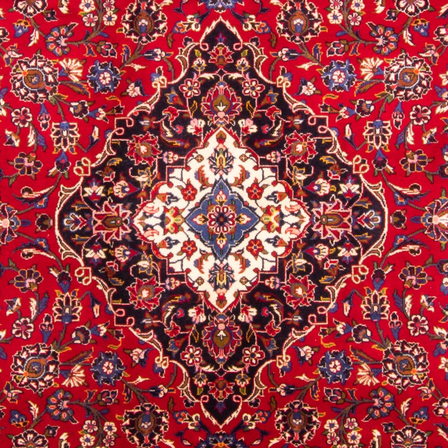 Persisk tæppe - Keshan - 358 x 244 cm - rød