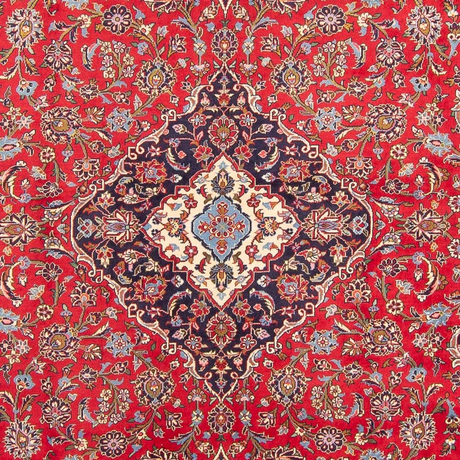 Persisk tæppe - Keshan - 350 x 250 cm - rød