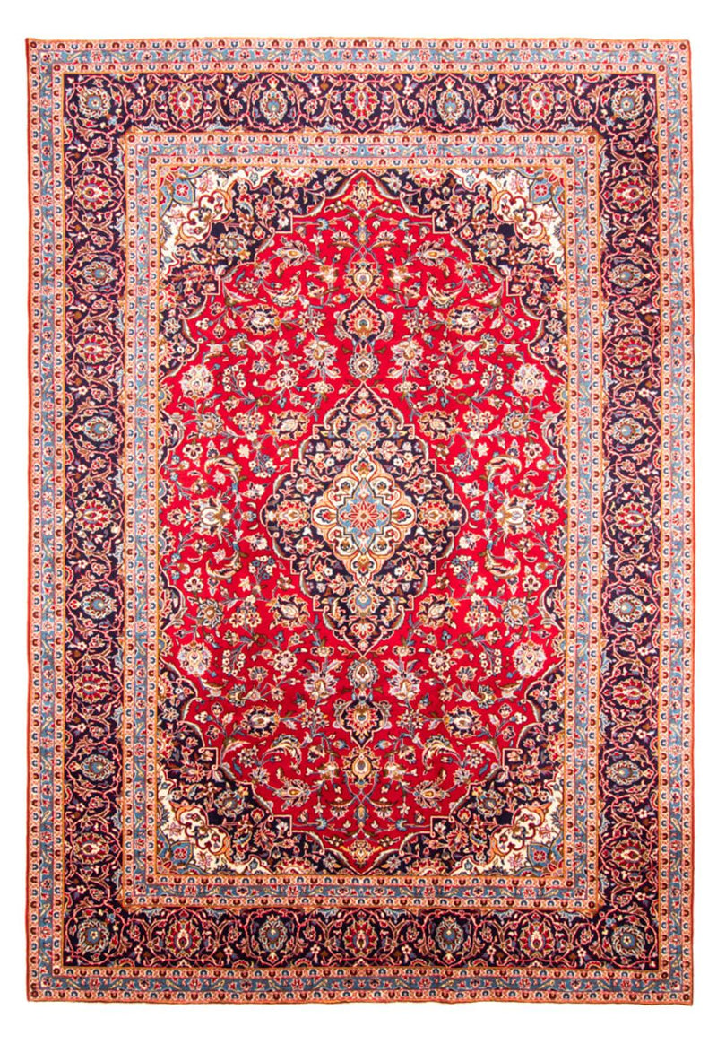 Persisk tæppe - Keshan - 358 x 245 cm - rød