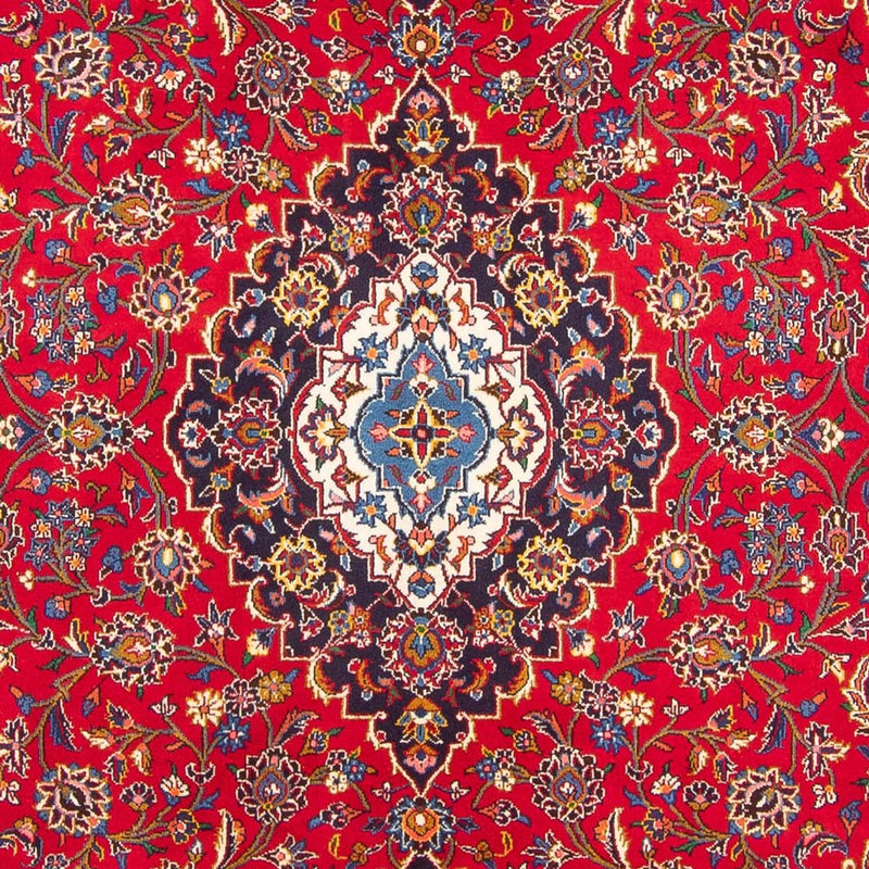 Persisk tæppe - Keshan - 353 x 250 cm - rød