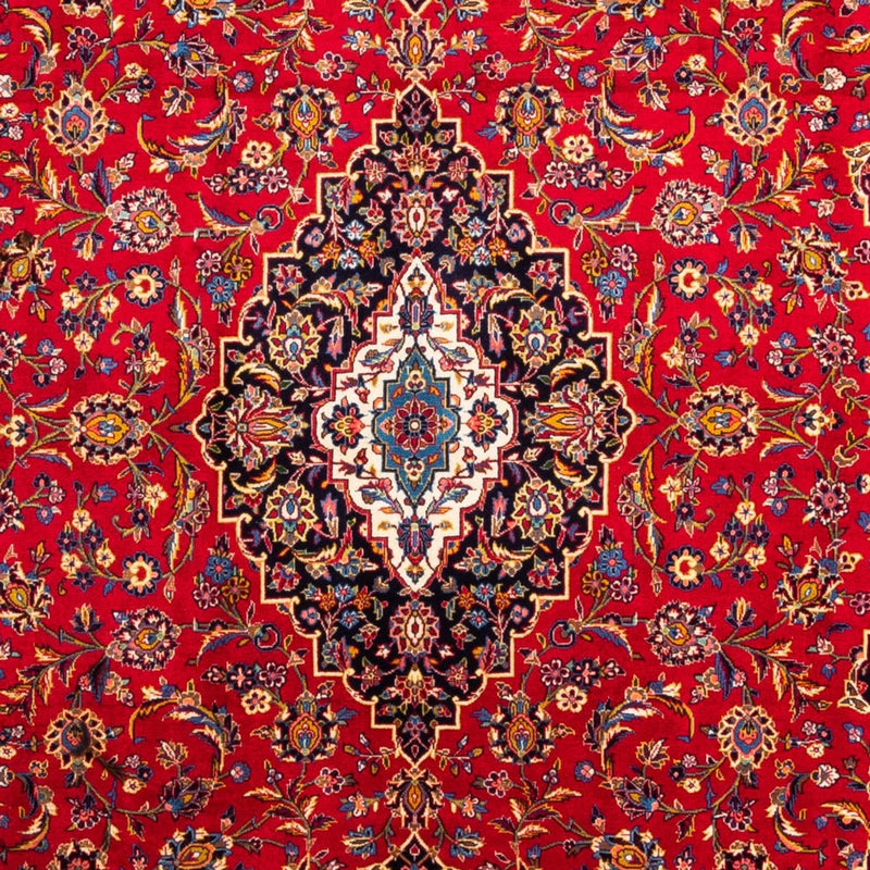 Persisk tæppe - Keshan - 346 x 257 cm - rød