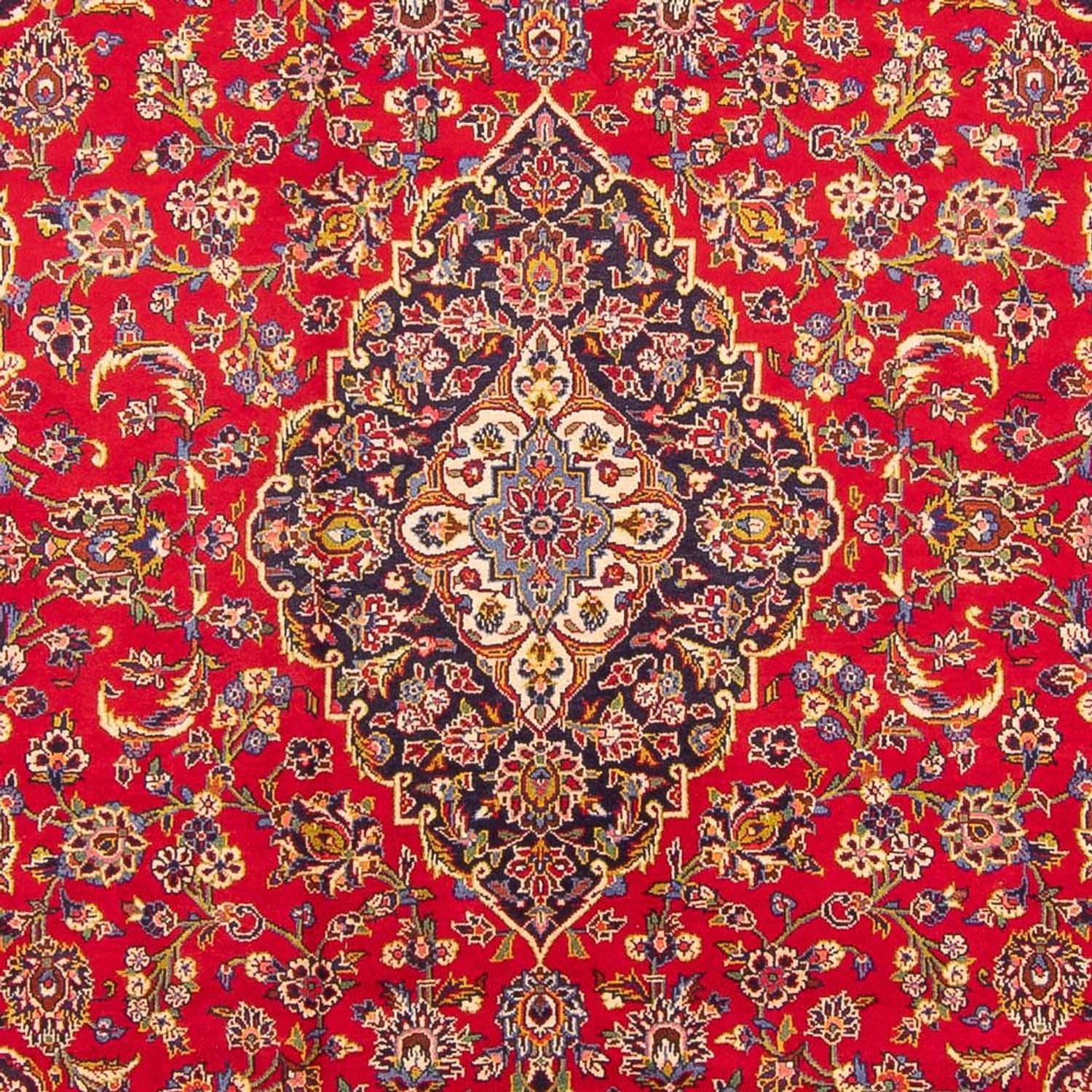 Persisk tæppe - Keshan - 365 x 244 cm - rød