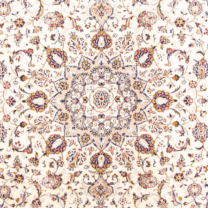 Persisk tæppe - Keshan - 356 x 251 cm - creme
