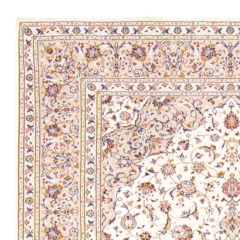 Persisk tæppe - Keshan - 356 x 251 cm - creme