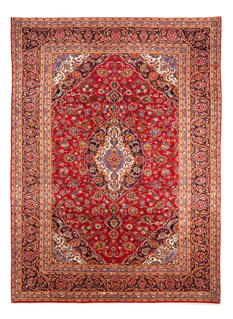 Persisk tæppe - Keshan - 352 x 256 cm - rød