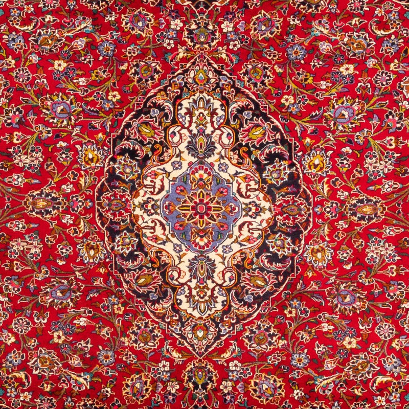 Persisk tæppe - Keshan - 352 x 256 cm - rød