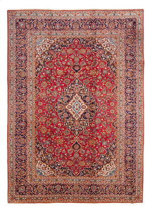 Persisk tæppe - Keshan - 355 x 255 cm - rust