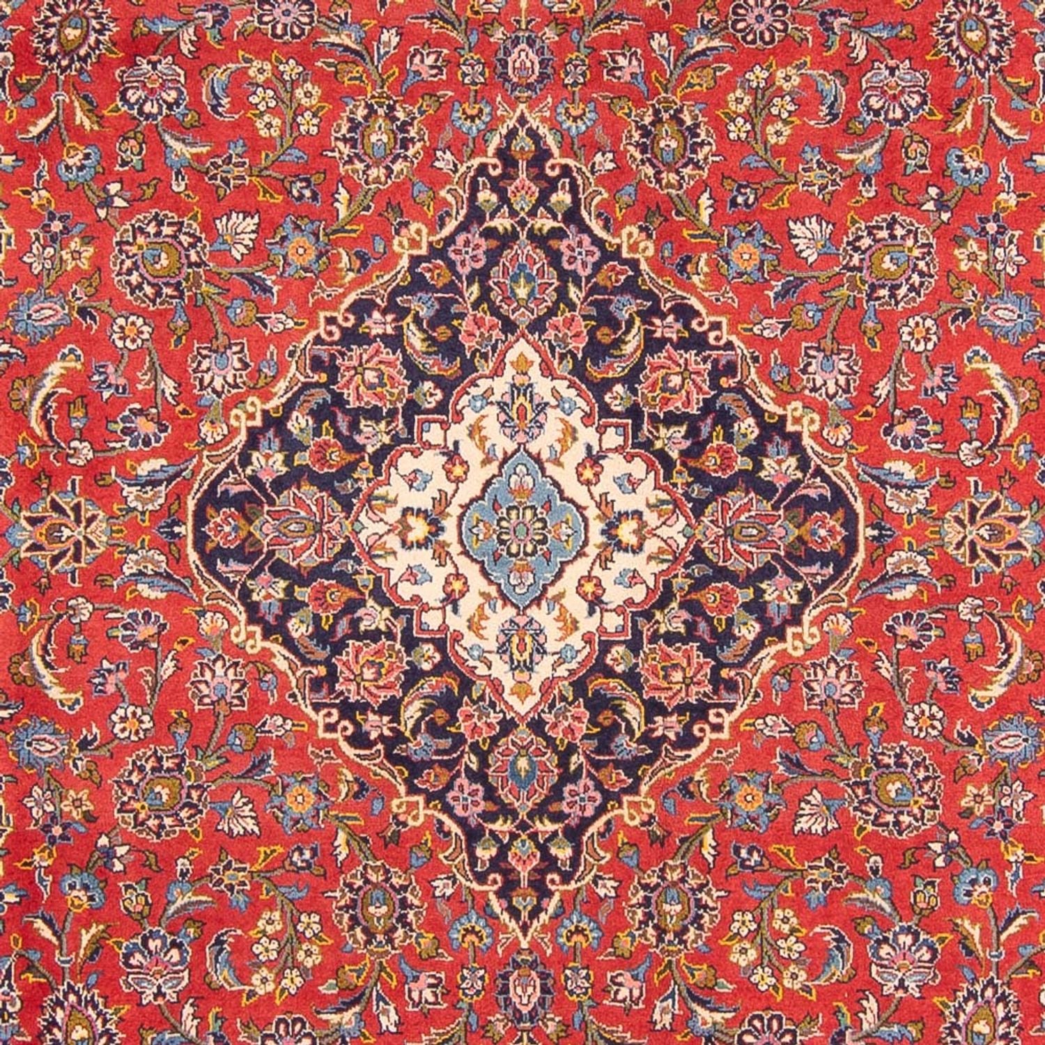 Persisk tæppe - Keshan - 362 x 252 cm - rød