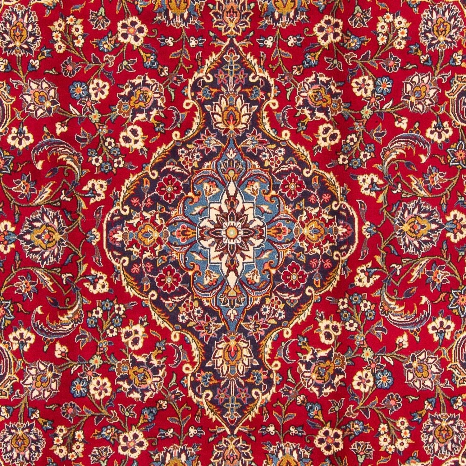Persisk tæppe - Keshan - 374 x 244 cm - rød