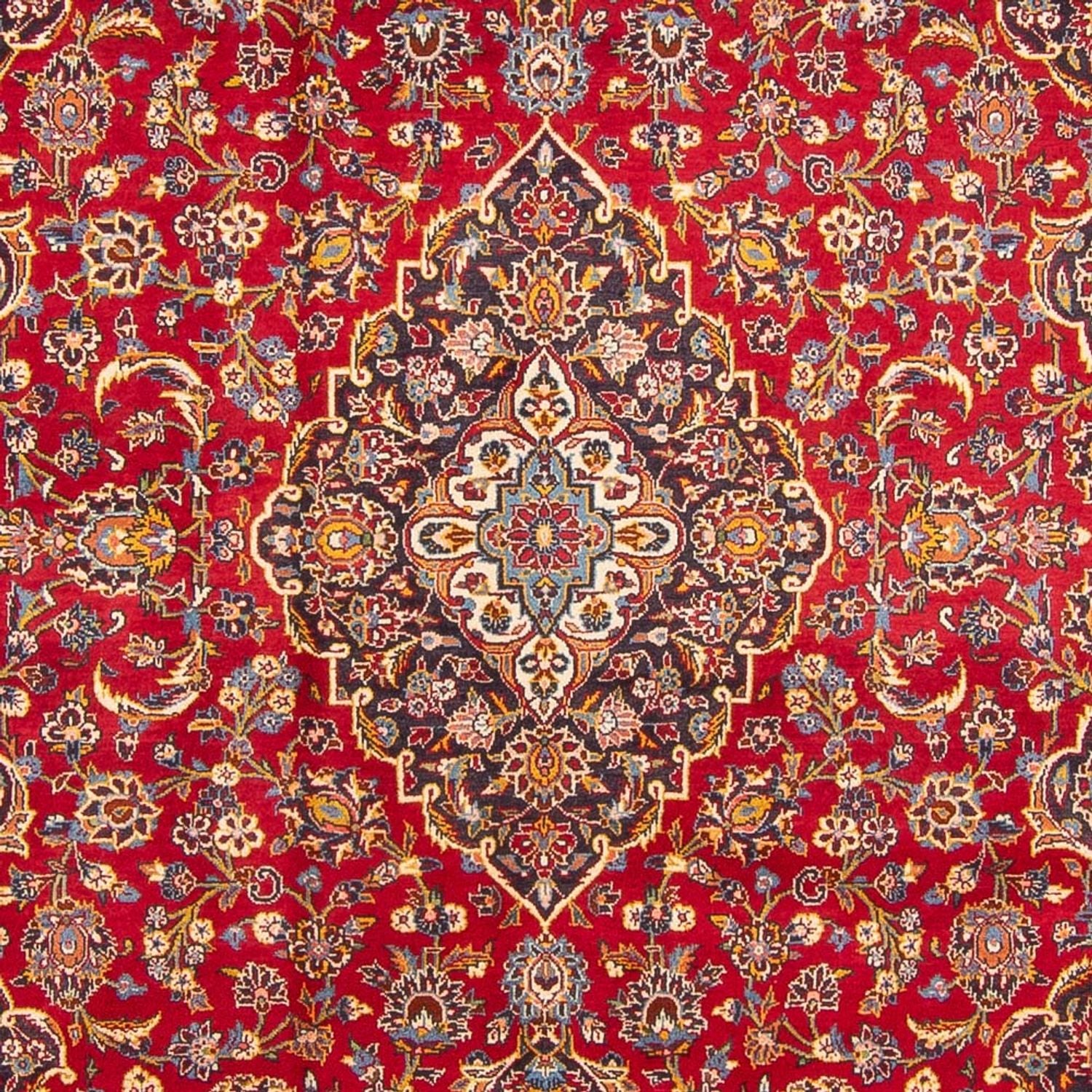 Persisk tæppe - Keshan - 366 x 250 cm - rød