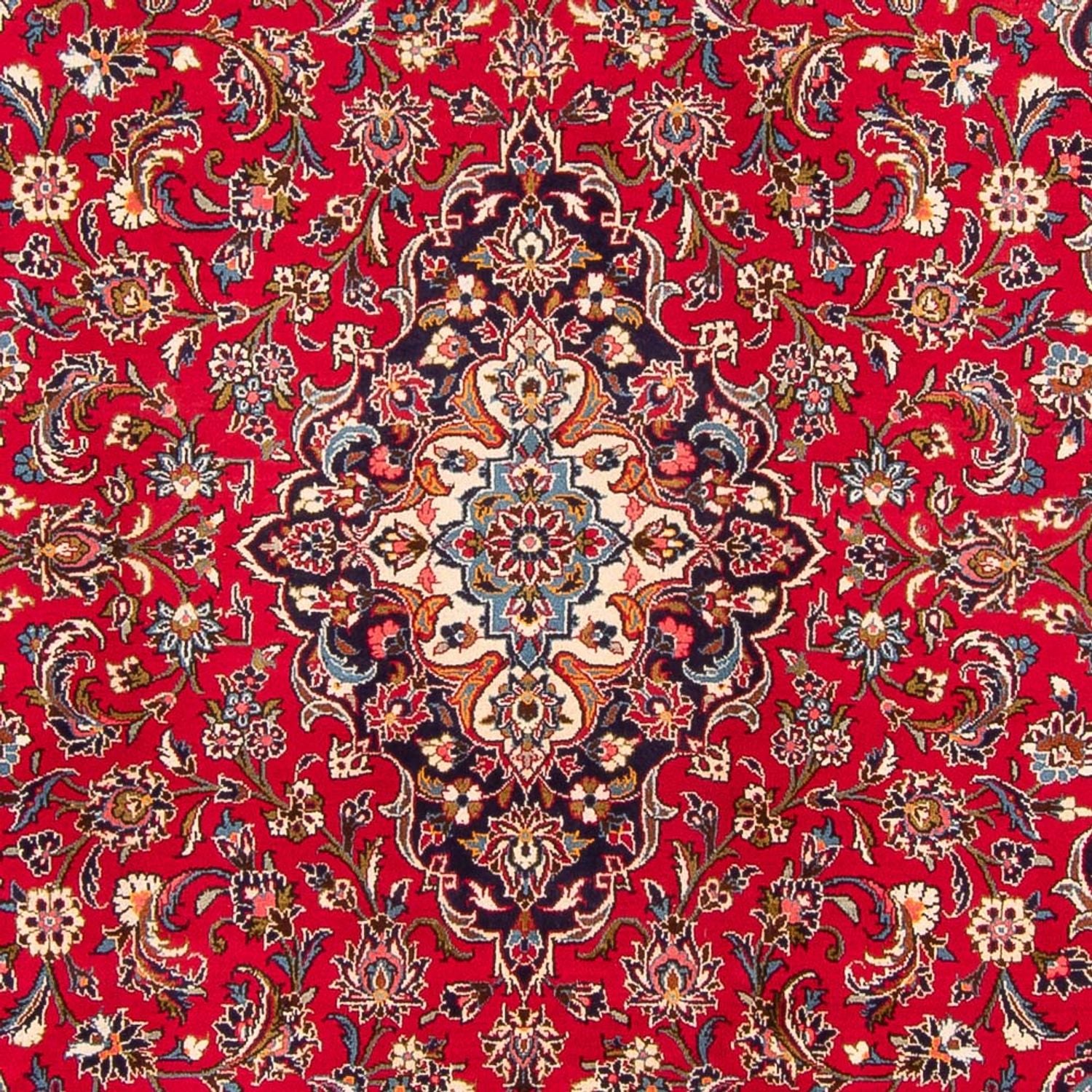 Persisk tæppe - Keshan - 355 x 258 cm - rød
