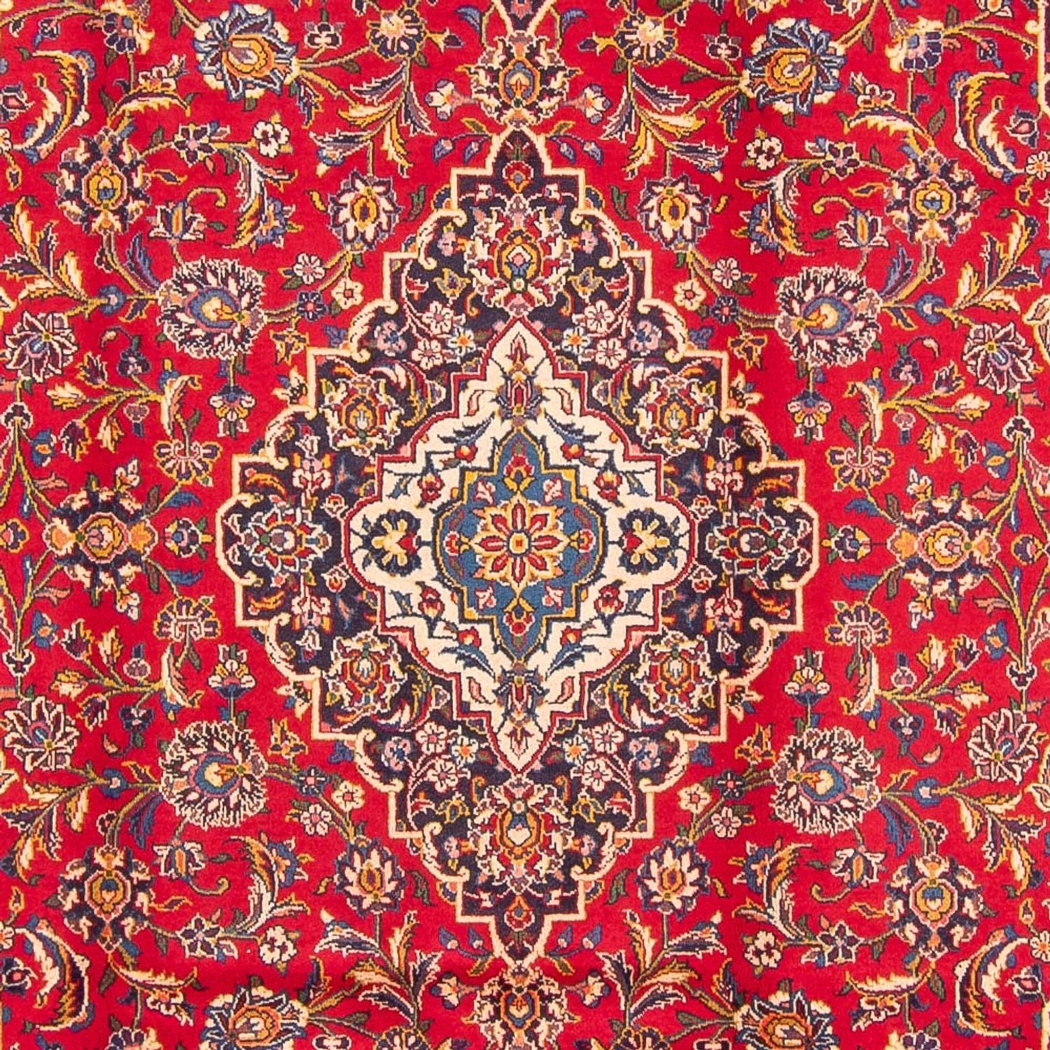 Persisk tæppe - Keshan - 372 x 248 cm - rød