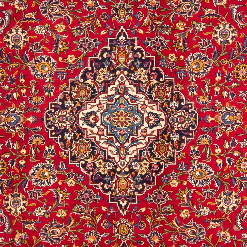 Persisk tæppe - Keshan - 350 x 264 cm - rød