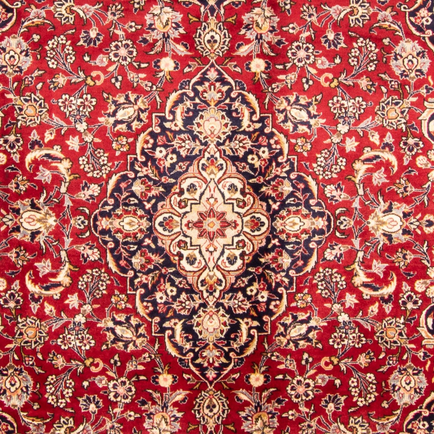 Persisk tæppe - Keshan - 367 x 252 cm - rød