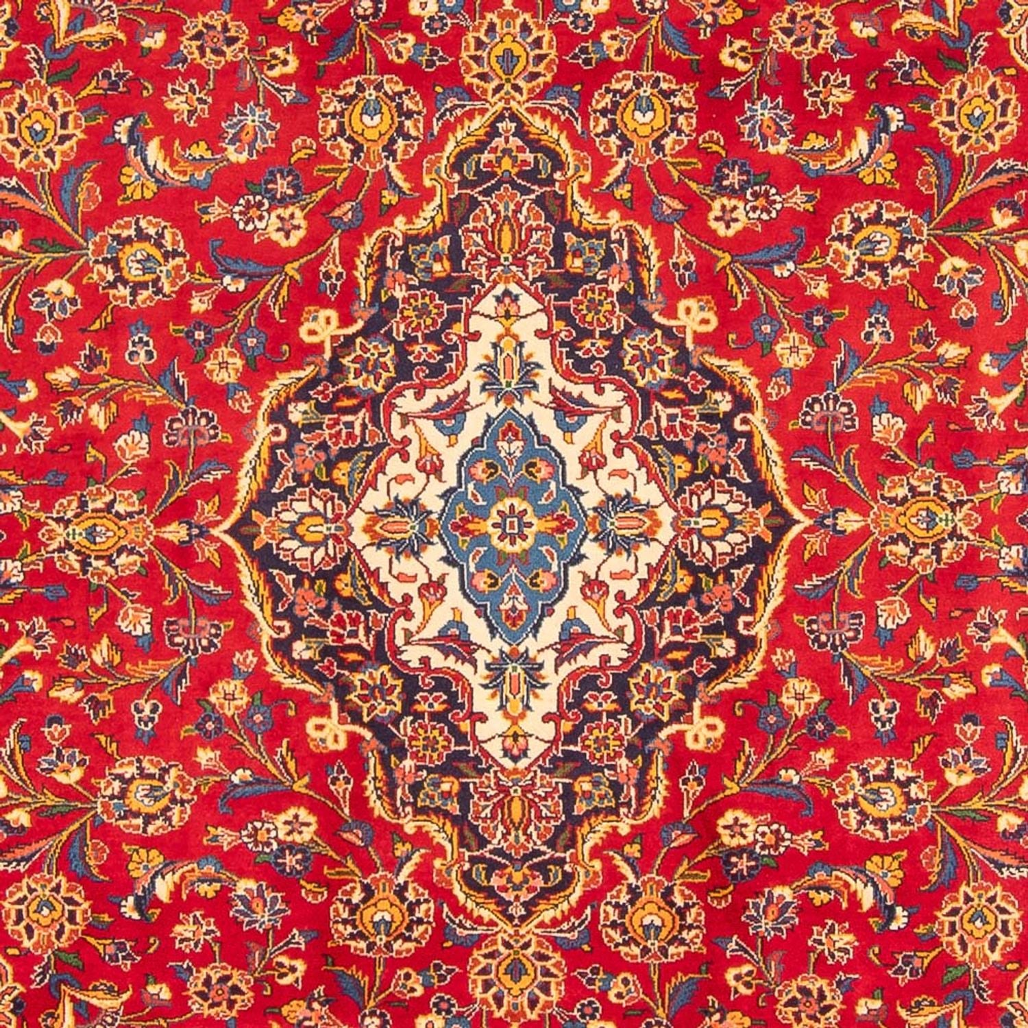 Persisk tæppe - Keshan - 370 x 252 cm - rust