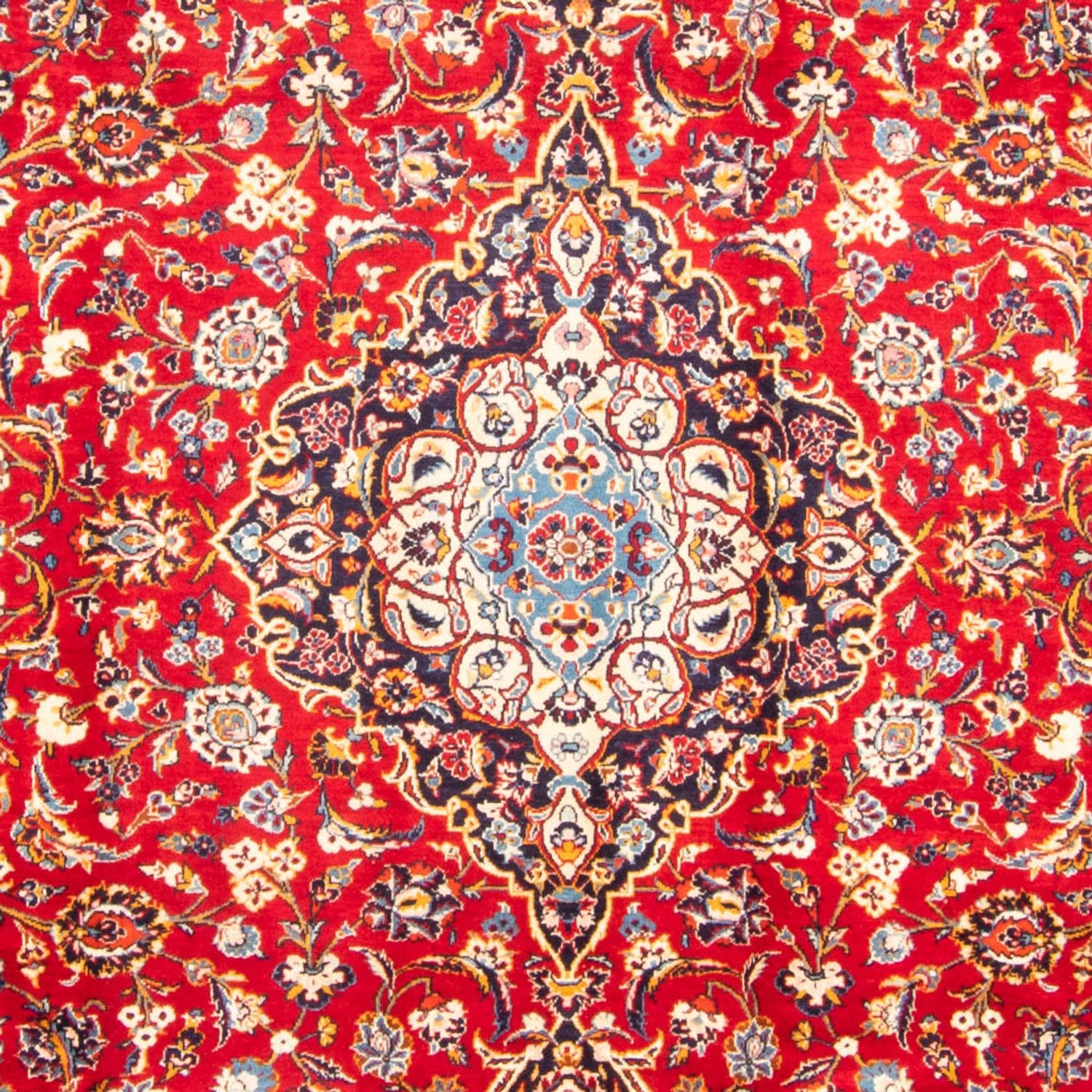 Persisk tæppe - Keshan - 359 x 260 cm - rød