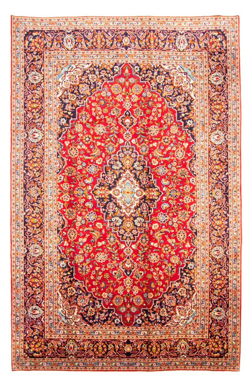 Persisk tæppe - Keshan - 380 x 248 cm - rød
