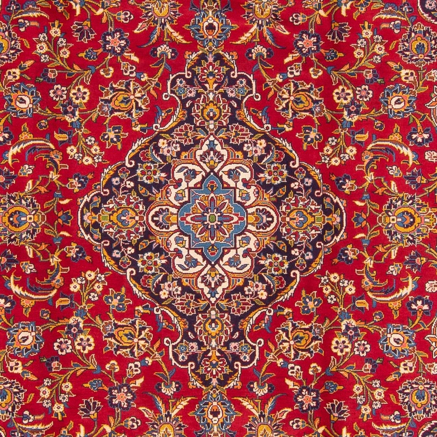 Persisk tæppe - Keshan - 365 x 260 cm - rød