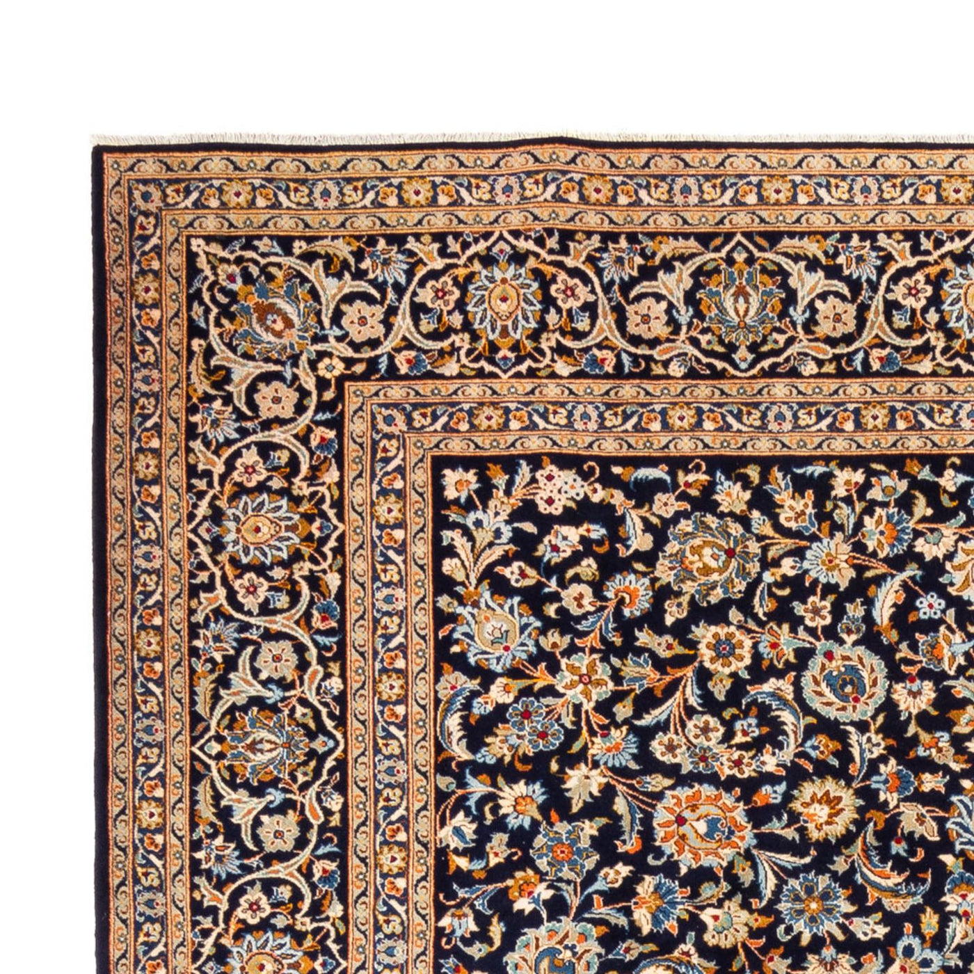 Kashan Tæppe 369x267cm - Persisk tæppe