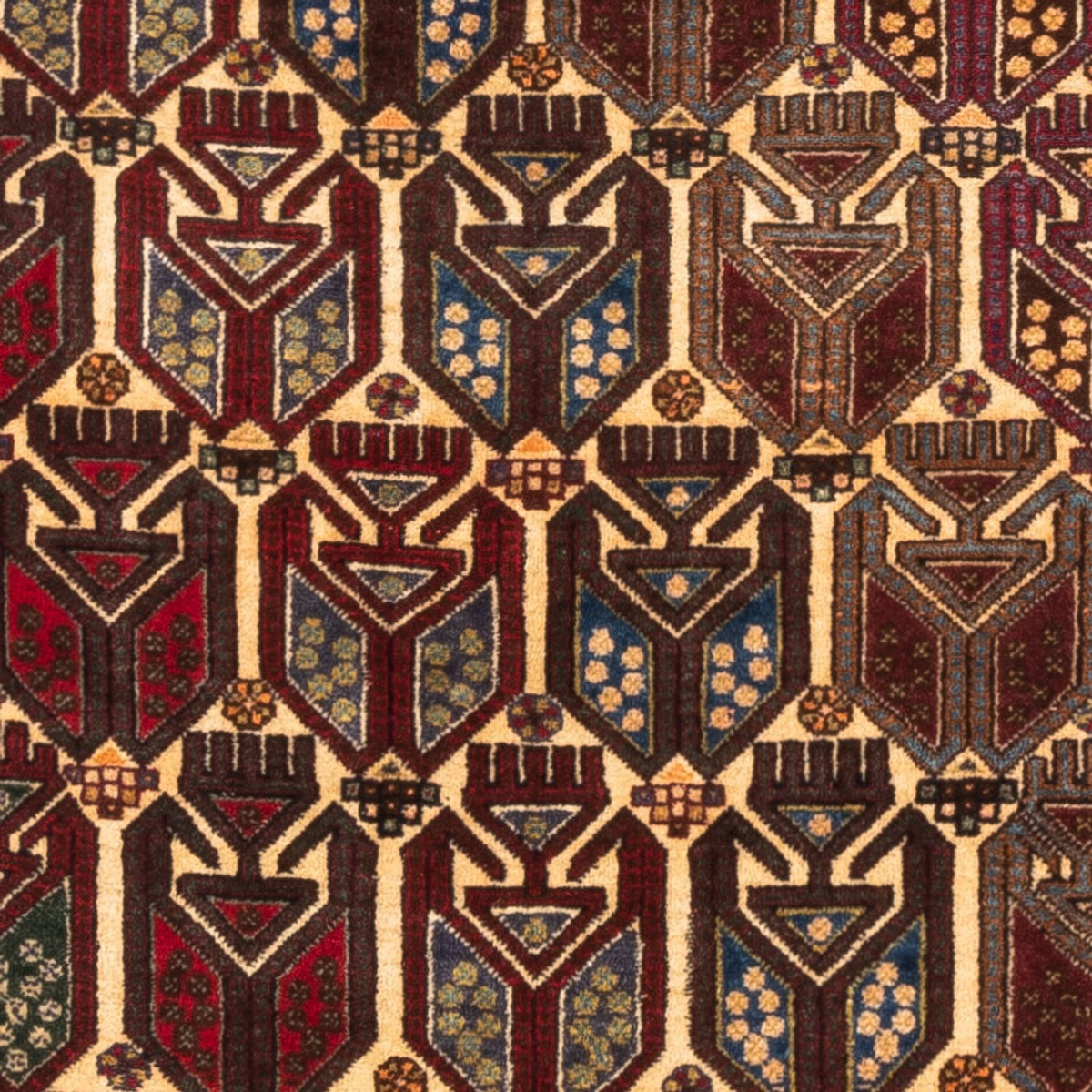 Persisk tæppe - Nomadisk - 165 x 75 cm - flerfarvet