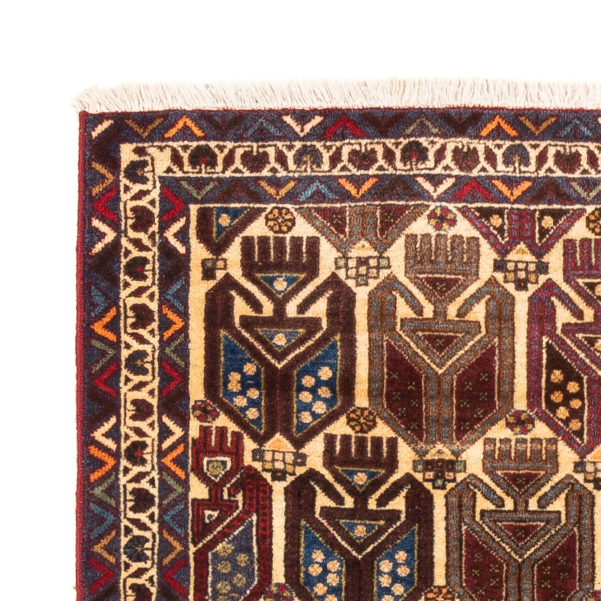 Persisk tæppe - Nomadisk - 165 x 75 cm - flerfarvet