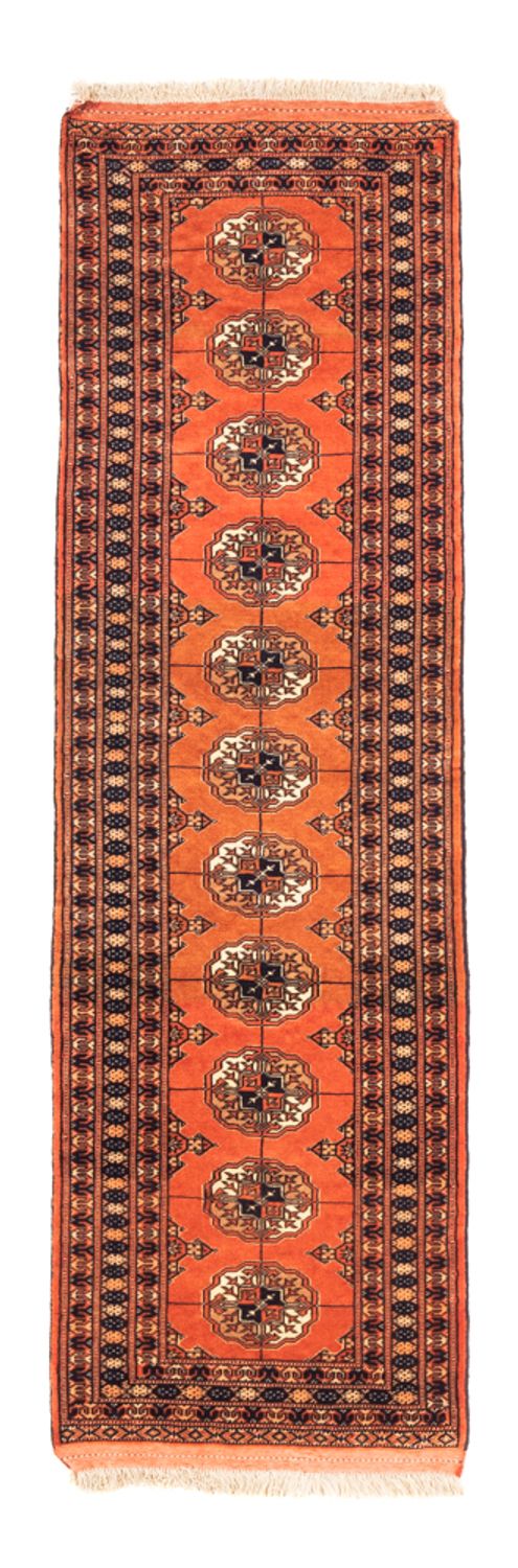 Løber Turkaman-tæppe - 193 x 52 cm - orange