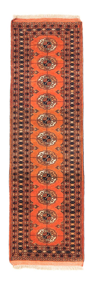 Løber Turkaman-tæppe - 193 x 52 cm - orange