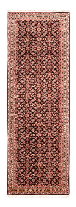 Løber Persisk tæppe - Tabriz - Royal - 198 x 67 cm - mørkeblå
