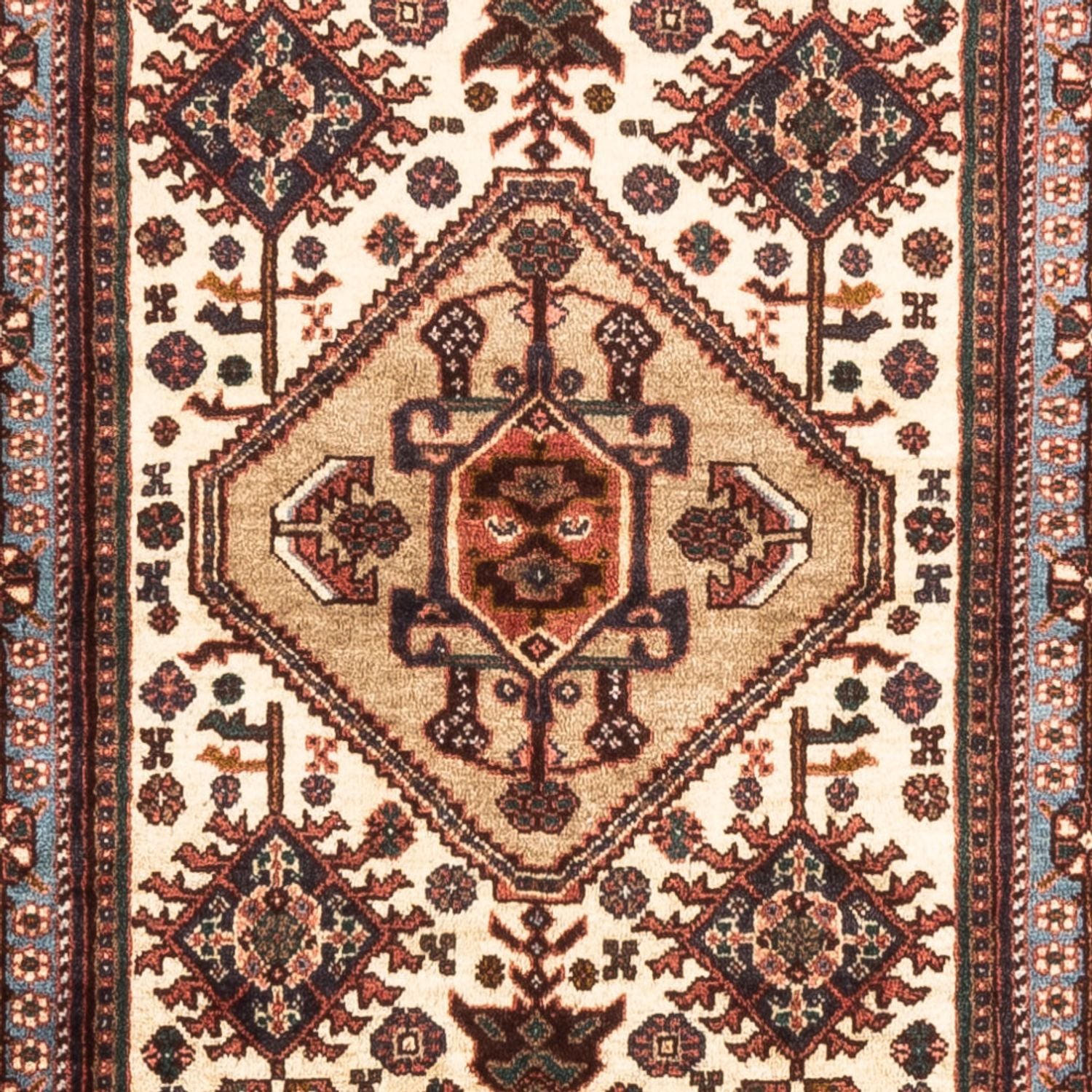 Løber Persisk tæppe - Nomadisk - 202 x 80 cm - creme
