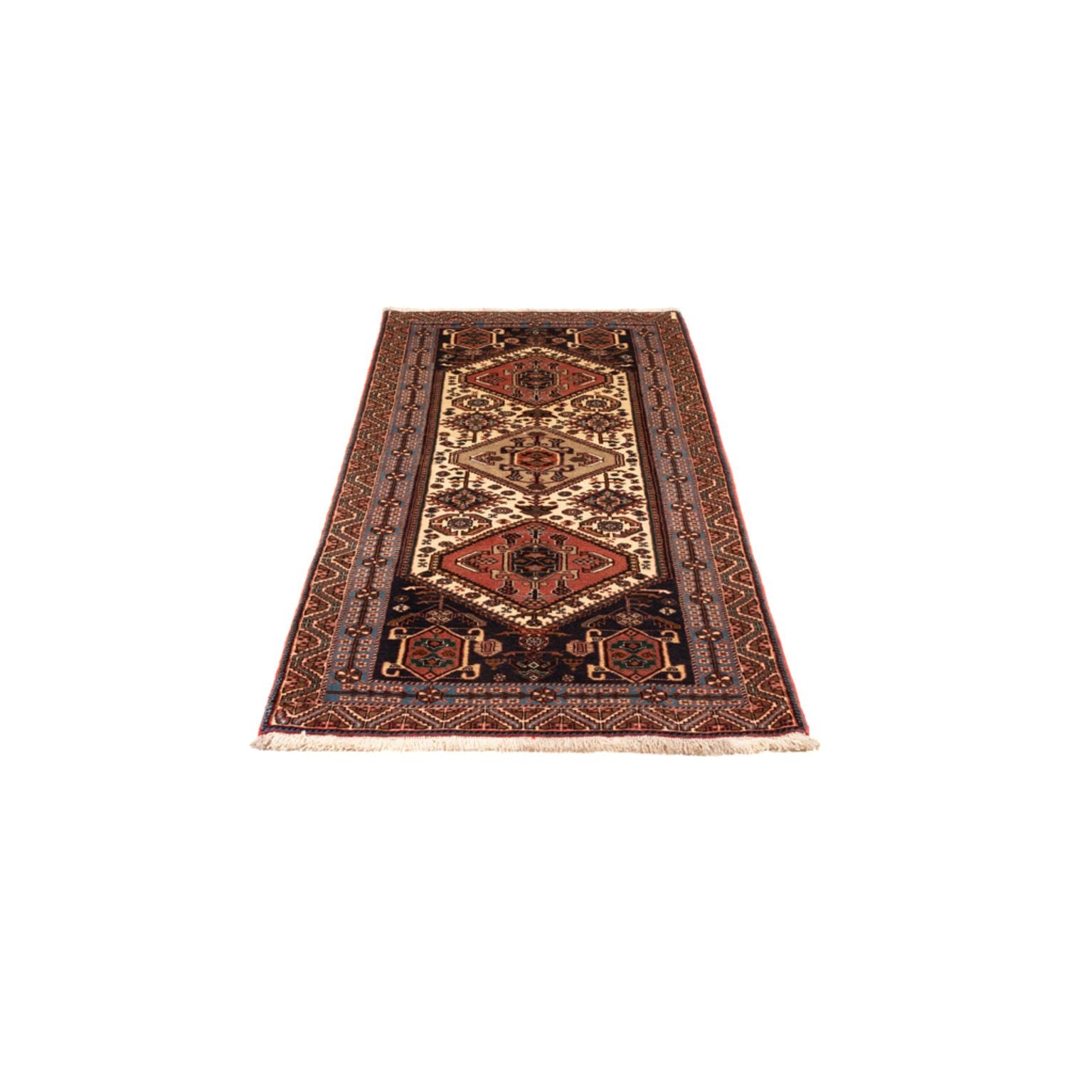 Løber Persisk tæppe - Nomadisk - 202 x 80 cm - creme