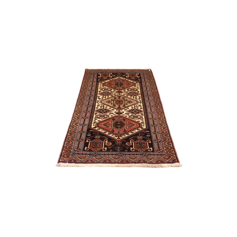 Løber Persisk tæppe - Nomadisk - 202 x 80 cm - creme