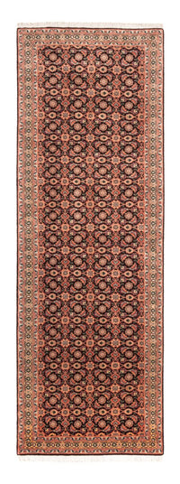 Løber Persisk tæppe - Tabriz - Royal - 200 x 68 cm - mørkeblå