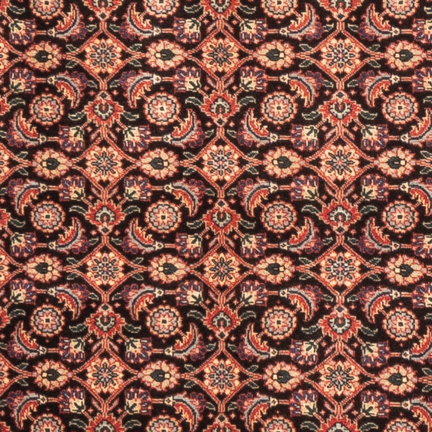 Løber Persisk tæppe - Tabriz - Royal - 200 x 68 cm - mørkeblå