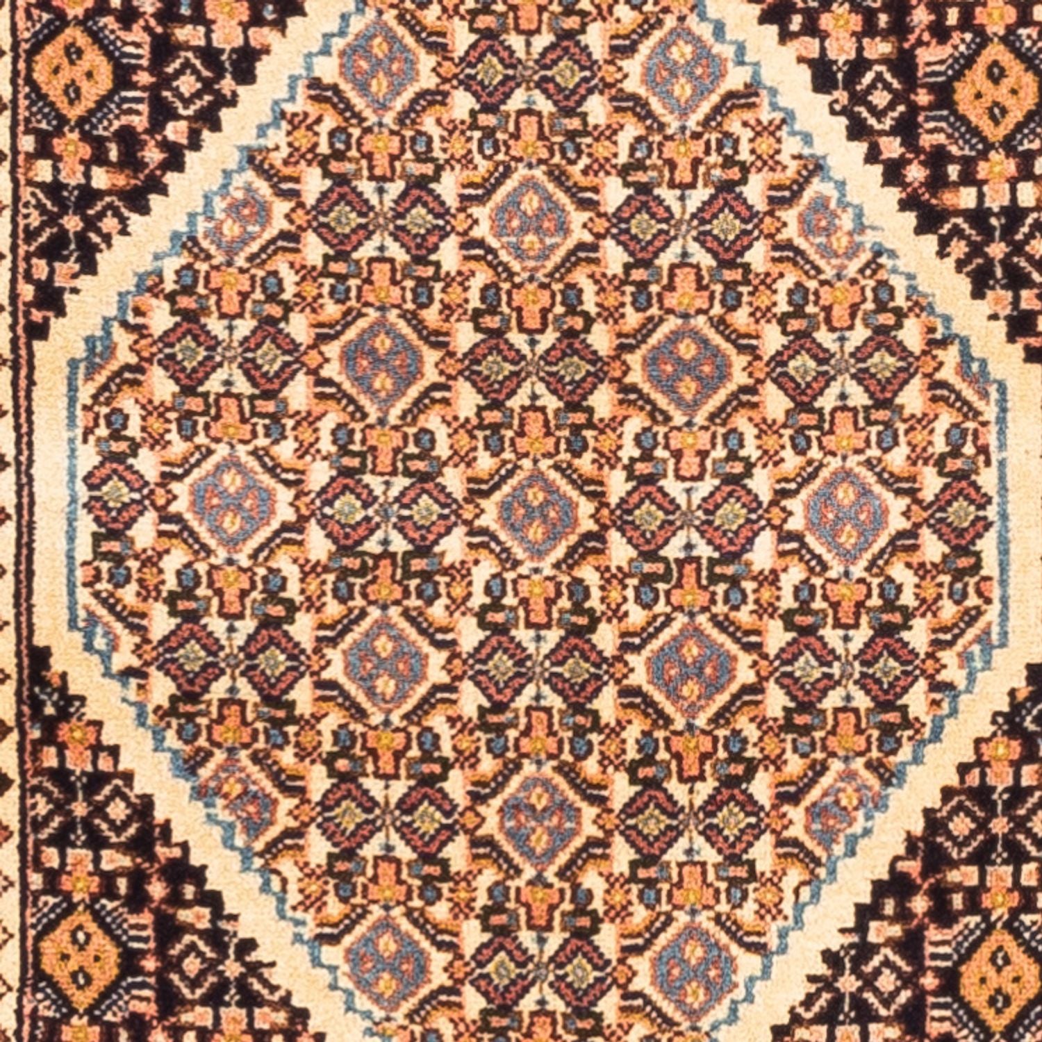 Løber Persisk tæppe - Classic - 213 x 60 cm - mørk beige