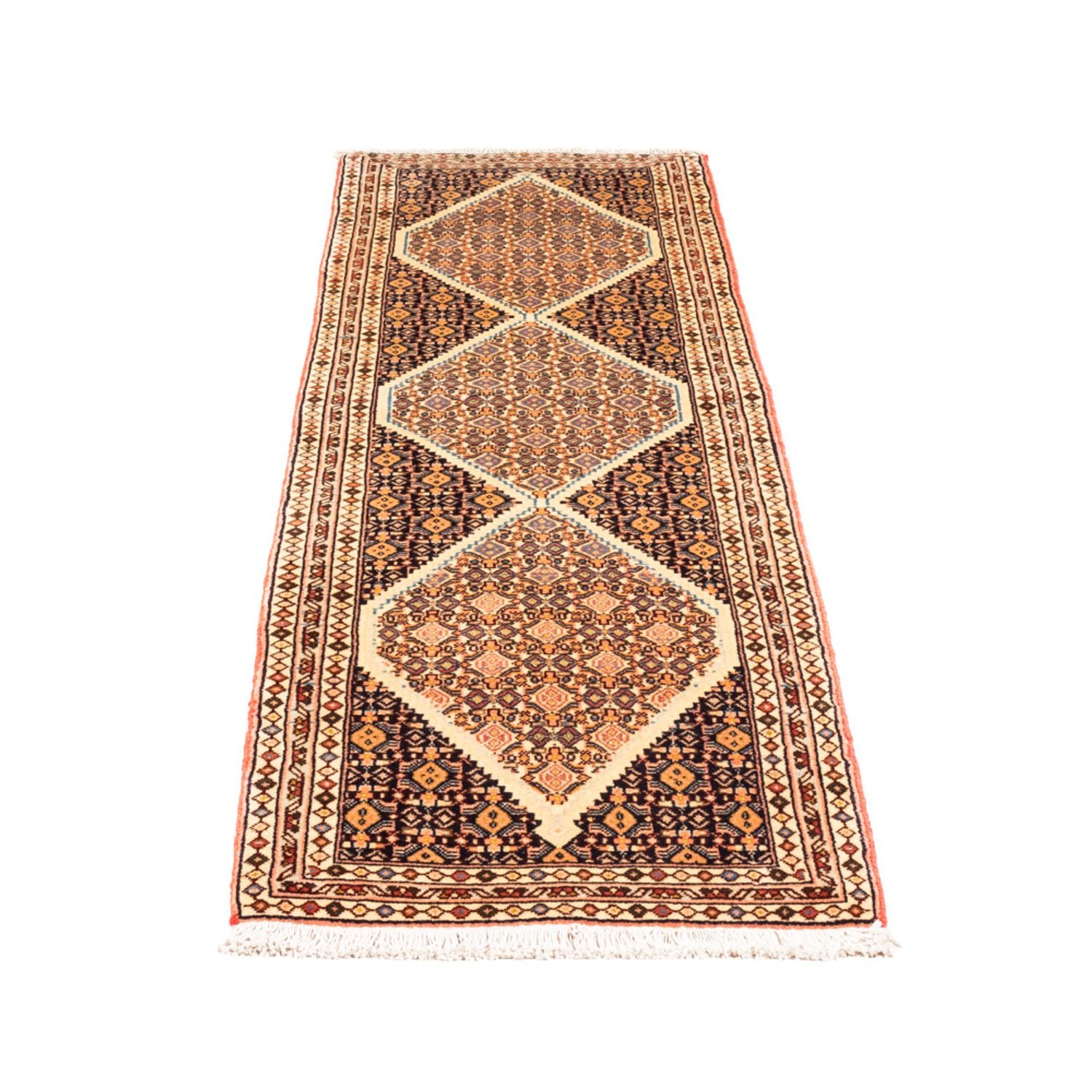Løber Persisk tæppe - Classic - 213 x 60 cm - mørk beige